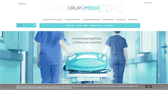Desktop Screenshot of grupomedic.com
